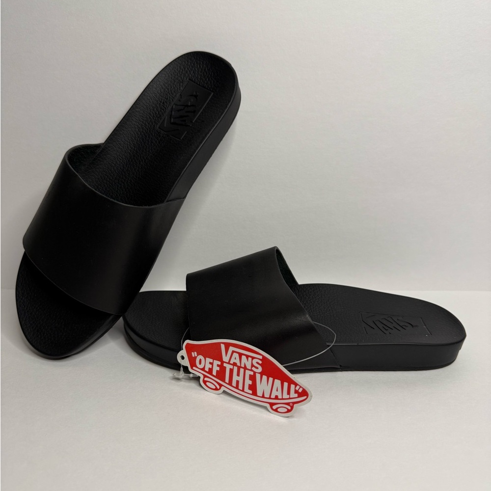 Vans Classic Black Slide Sandals - Picture 2 of 4